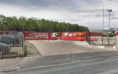 Two Red Automatic Sliding Gates Leeds
